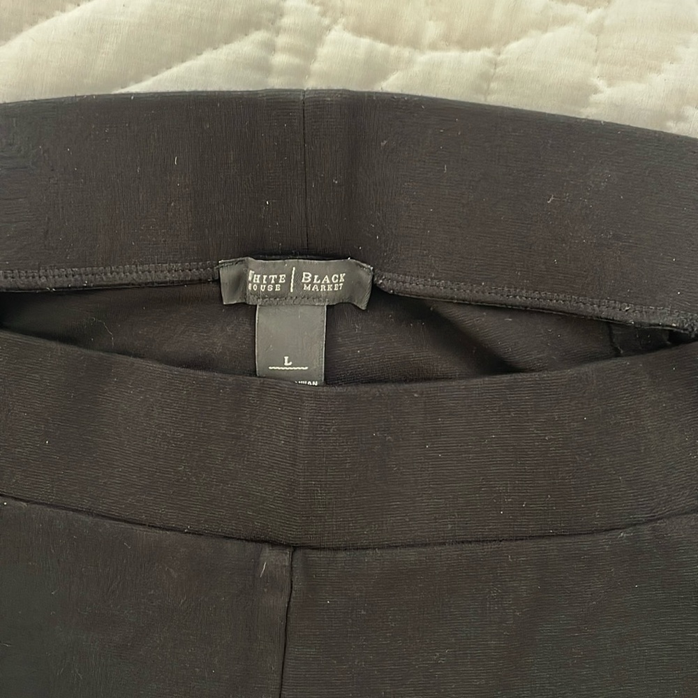 White House Black Market black stretch leggings. Barely worn.